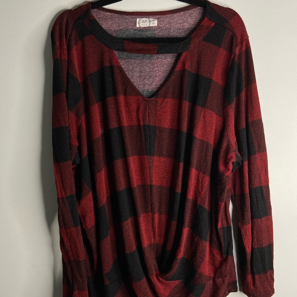 Maurices Twist Bottom Gigi 3/4 24/7 Tee